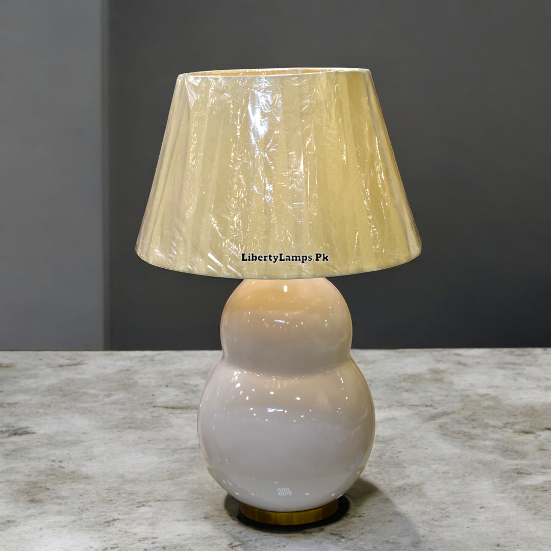 Elegant Fiber Table Lamp (Pair)