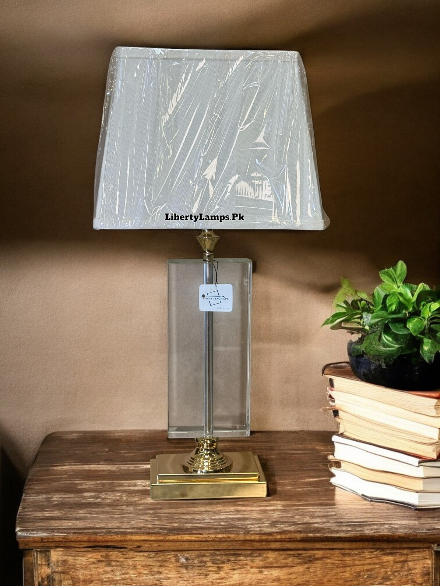 Lustrous Crystal Table Lamp (Pair)