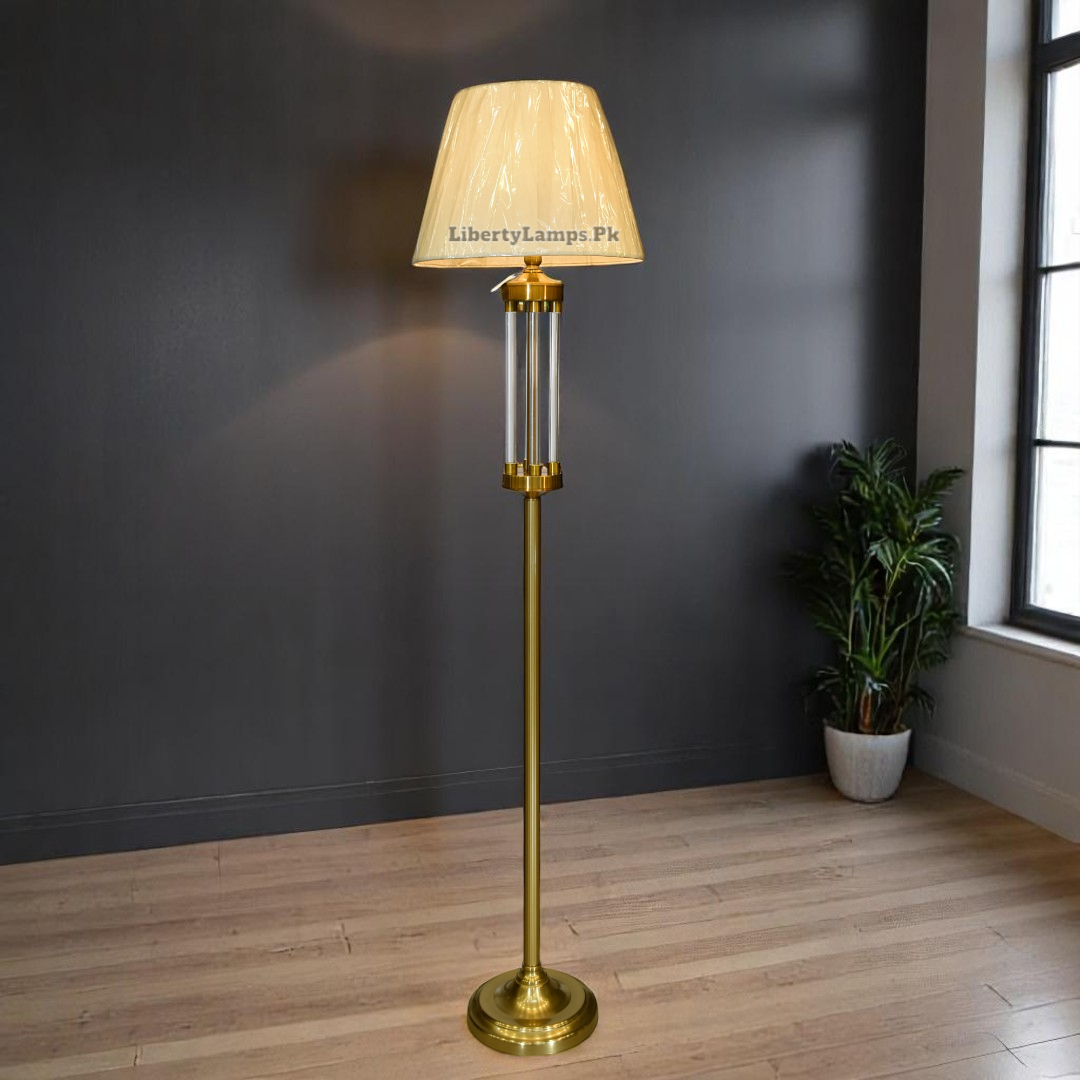 💡 Crystal Pipe Floor Lamp (Single) 💡