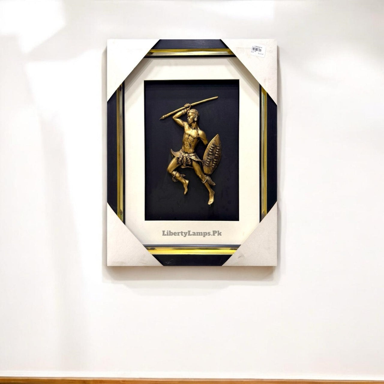 Spirit of the Plains β 3D Native American Framed Sculpture (16x24 inches)