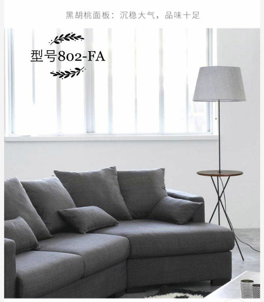 Modern Floor Lamp with Built-in Table