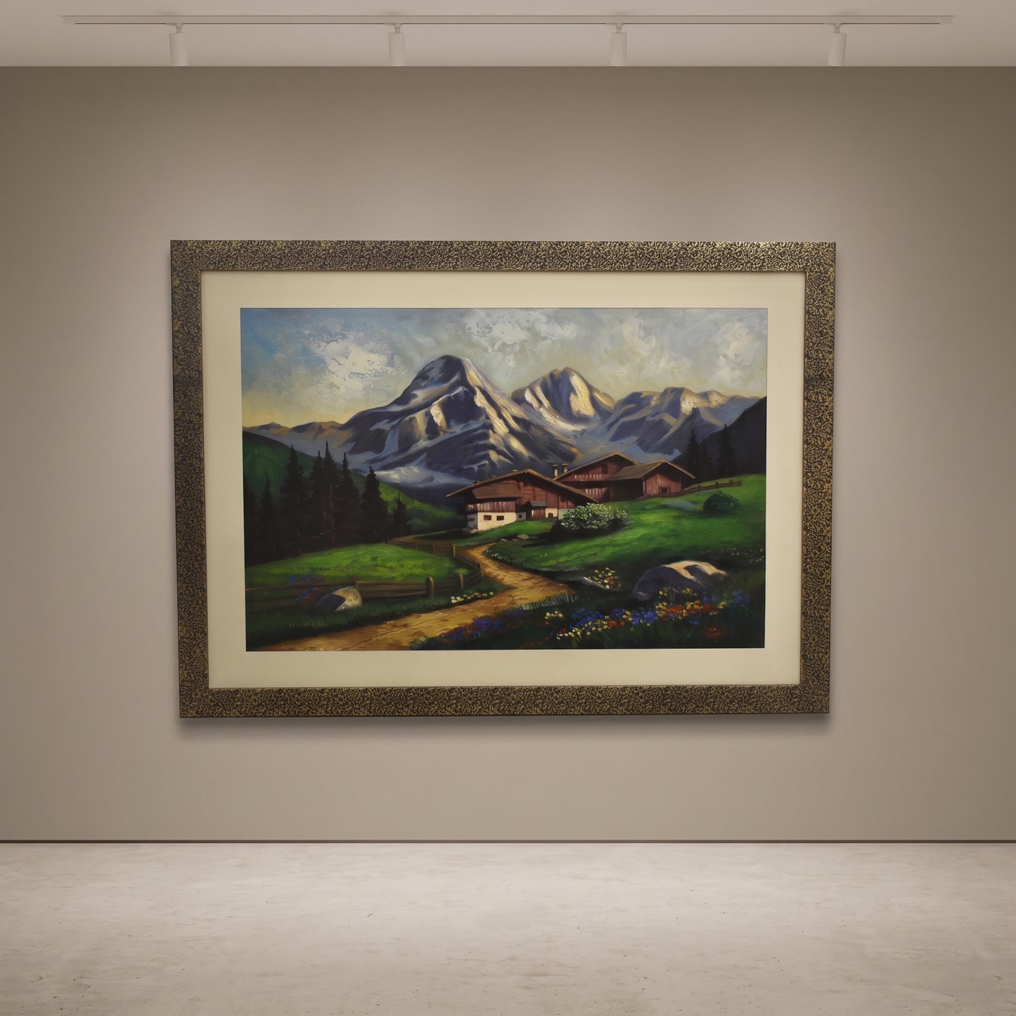 Emerald Vista™ – Landscape Oil Painting on Canvas