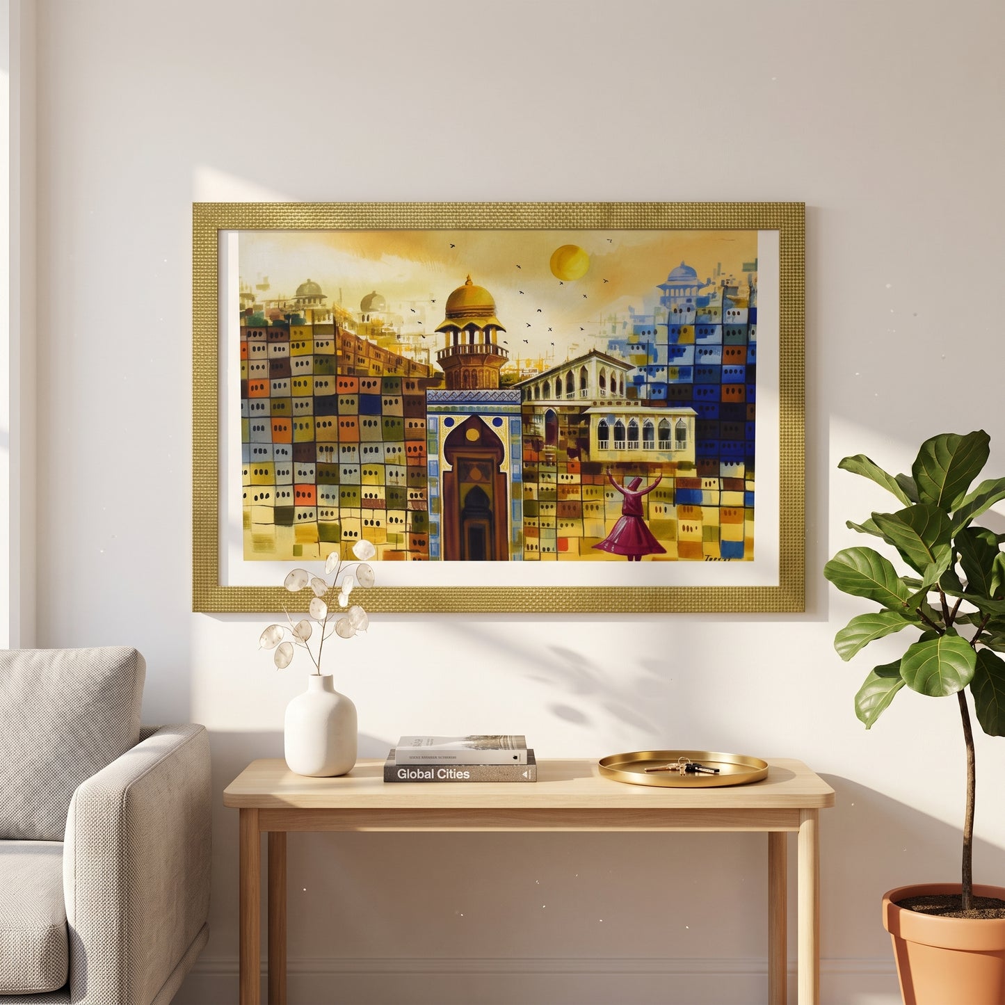 Timeless Heritage™ – Old City Oil Painting on Canvas