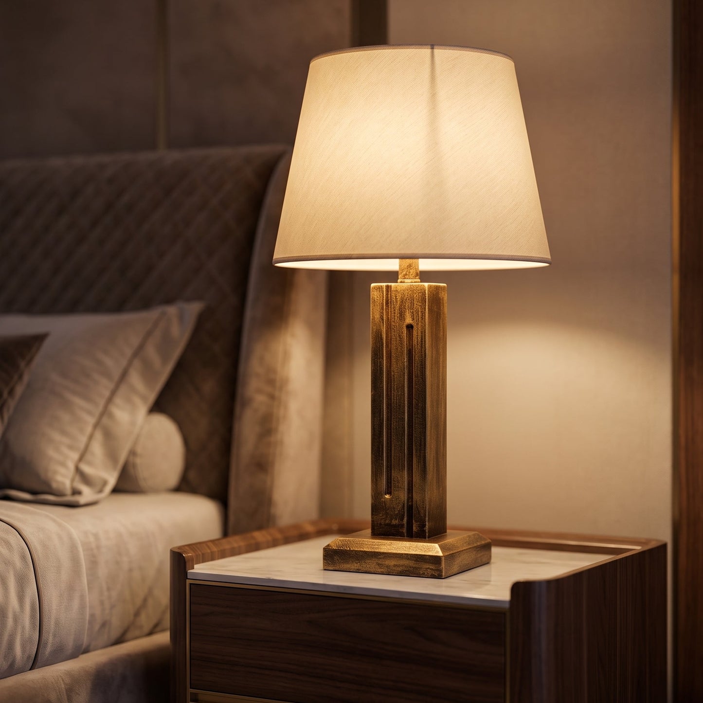Oak Haven™ – Wooden Lamp – Single