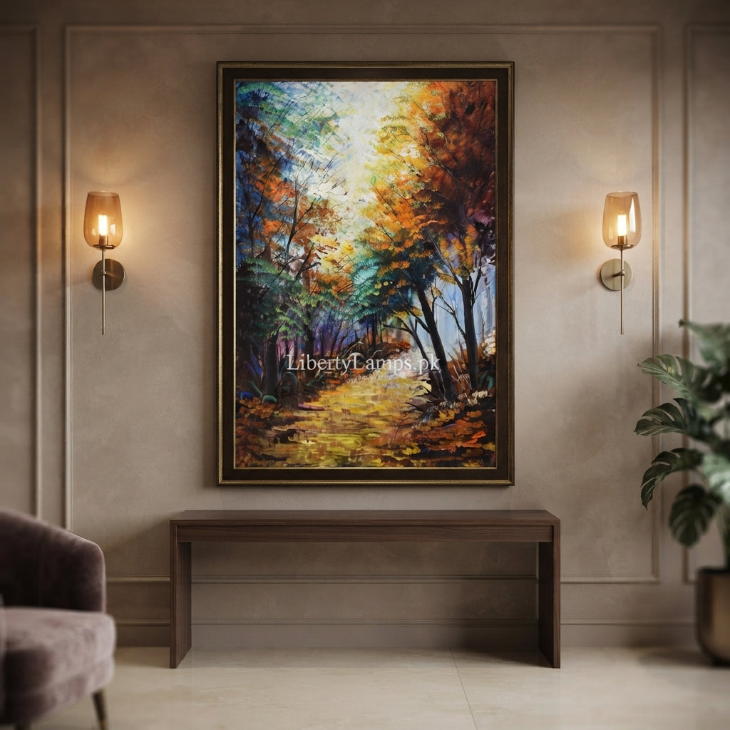 Majestic Landscape Handcrafted Oil Painting on Canvas