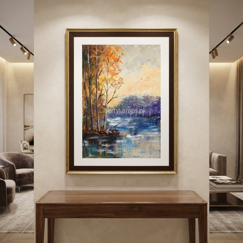 Breathtaking Landscape Handmade Oil Painting on Canvas