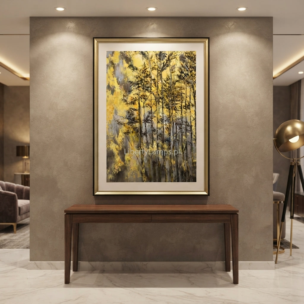Serene Landscape Handmade Oil Painting on Canvas
