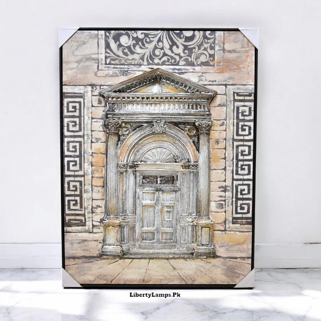 Roman Grandeur 3D Painting Frame Handmade (36x48 inches)