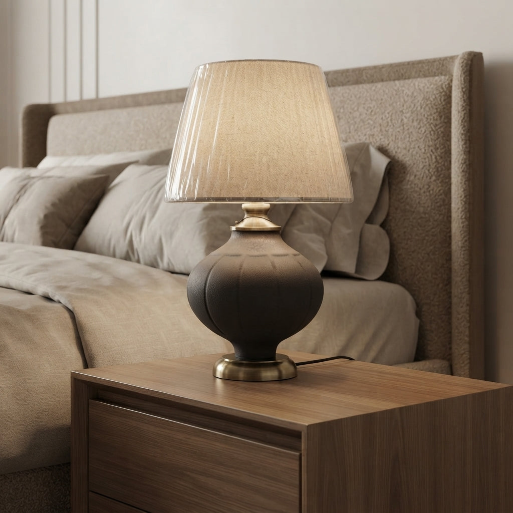 Terracotta Charm – Classic Decorative Table Lamp Pair
