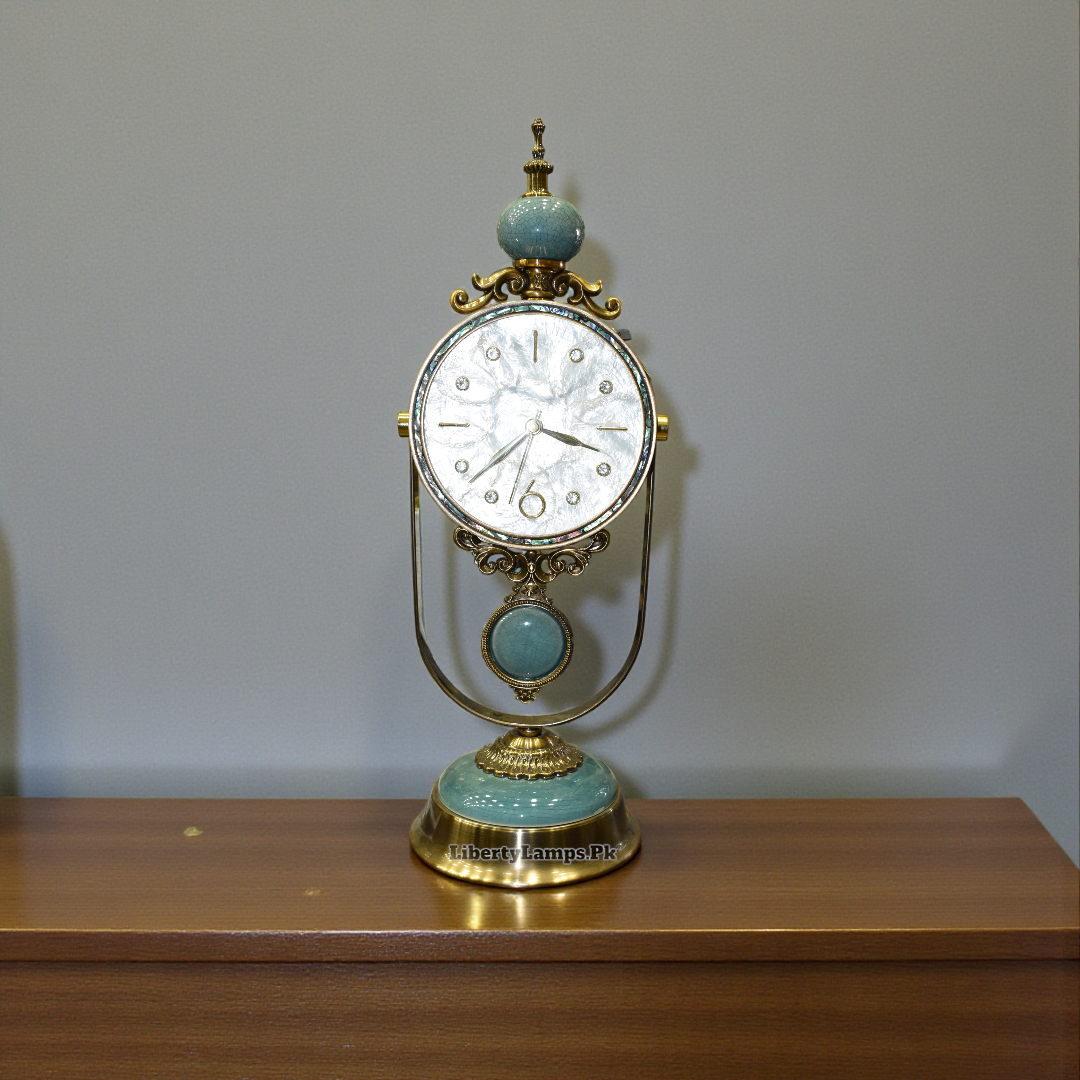 Classic Pendulum Table Clock – Timeless Elegance