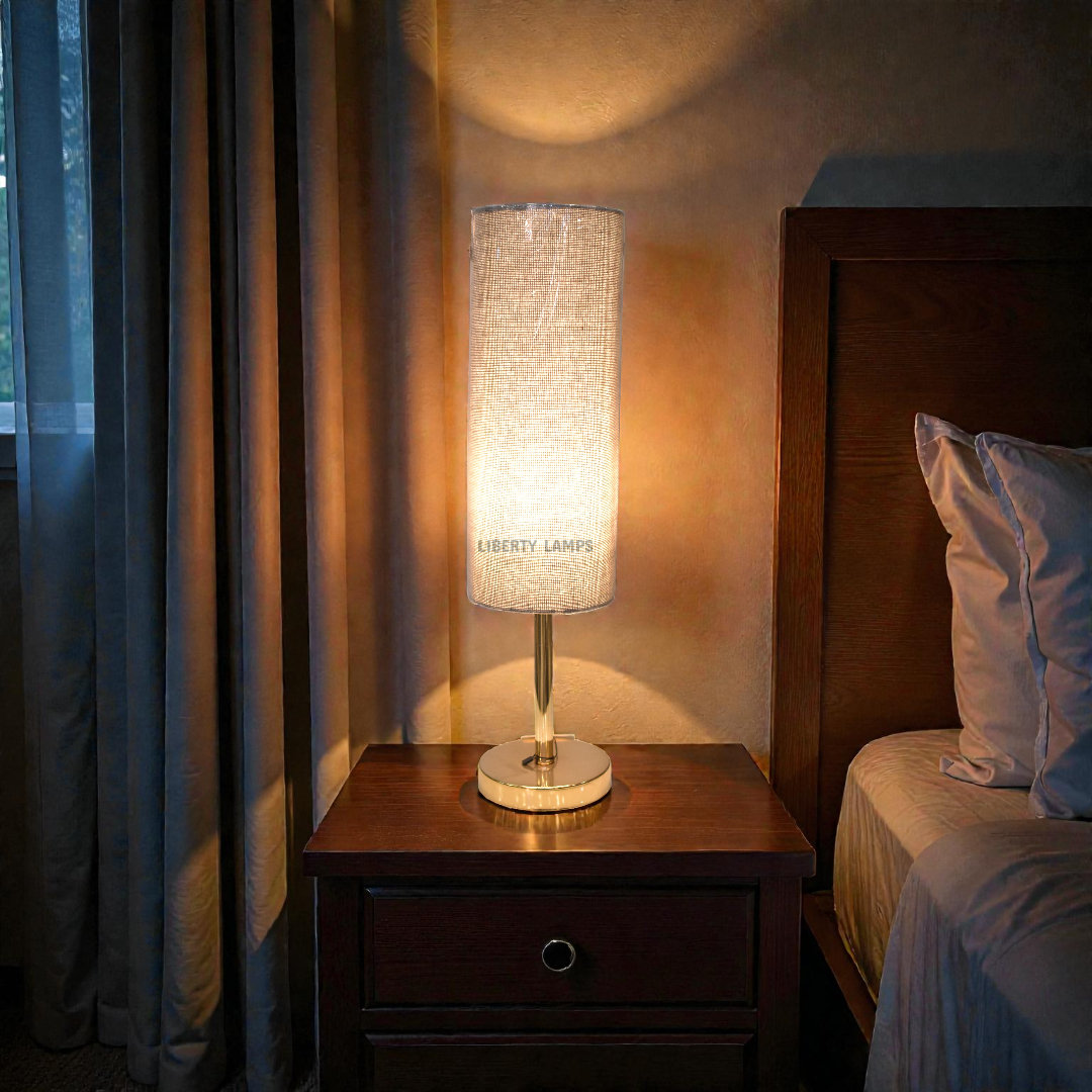 ✨ Modern Steel Aura Table Lamp (Pair) ✨