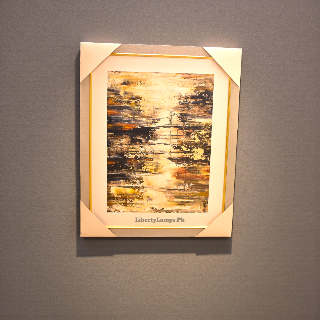 Eclipse Harmony – Abstract Oil Painting on Canvas (Single)