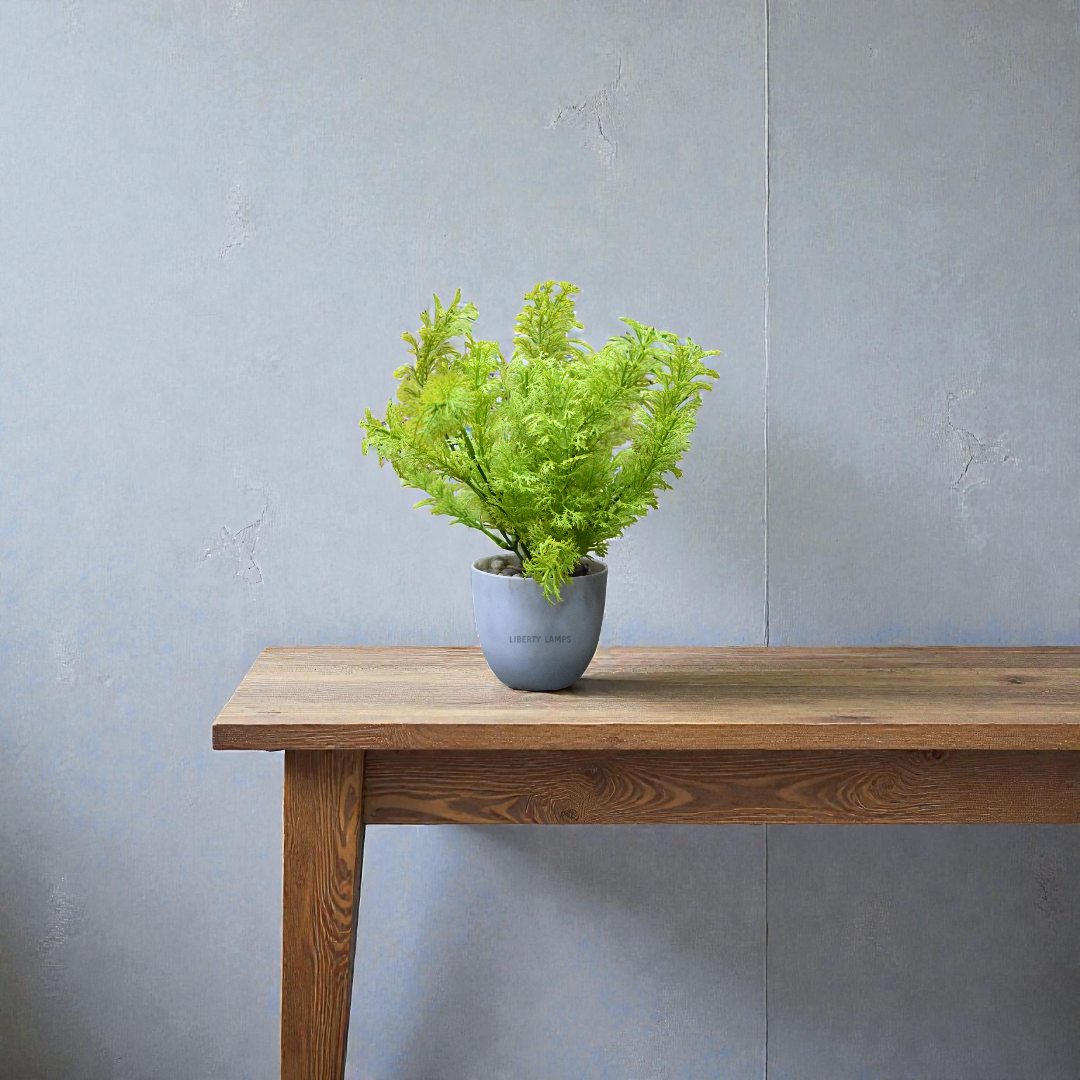 Mini Evergreen Artificial Plant (Single)