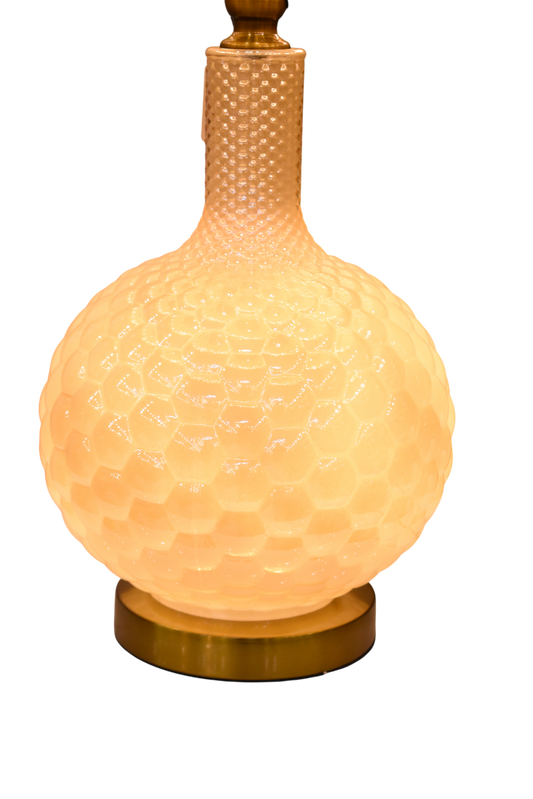 Bubble Glass Double Light Table Lamp