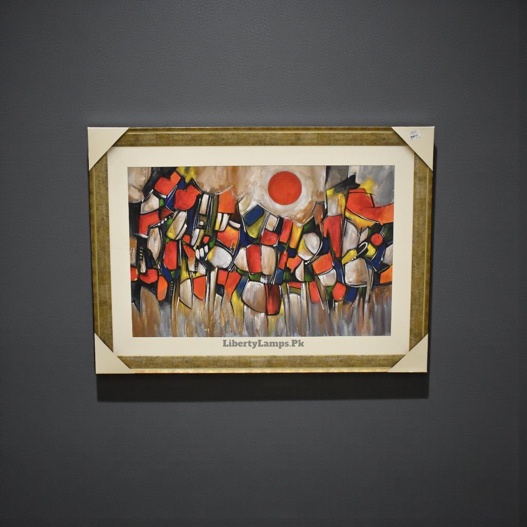 Modern Expression – Abstract Oil Painting on Canvas (Single)