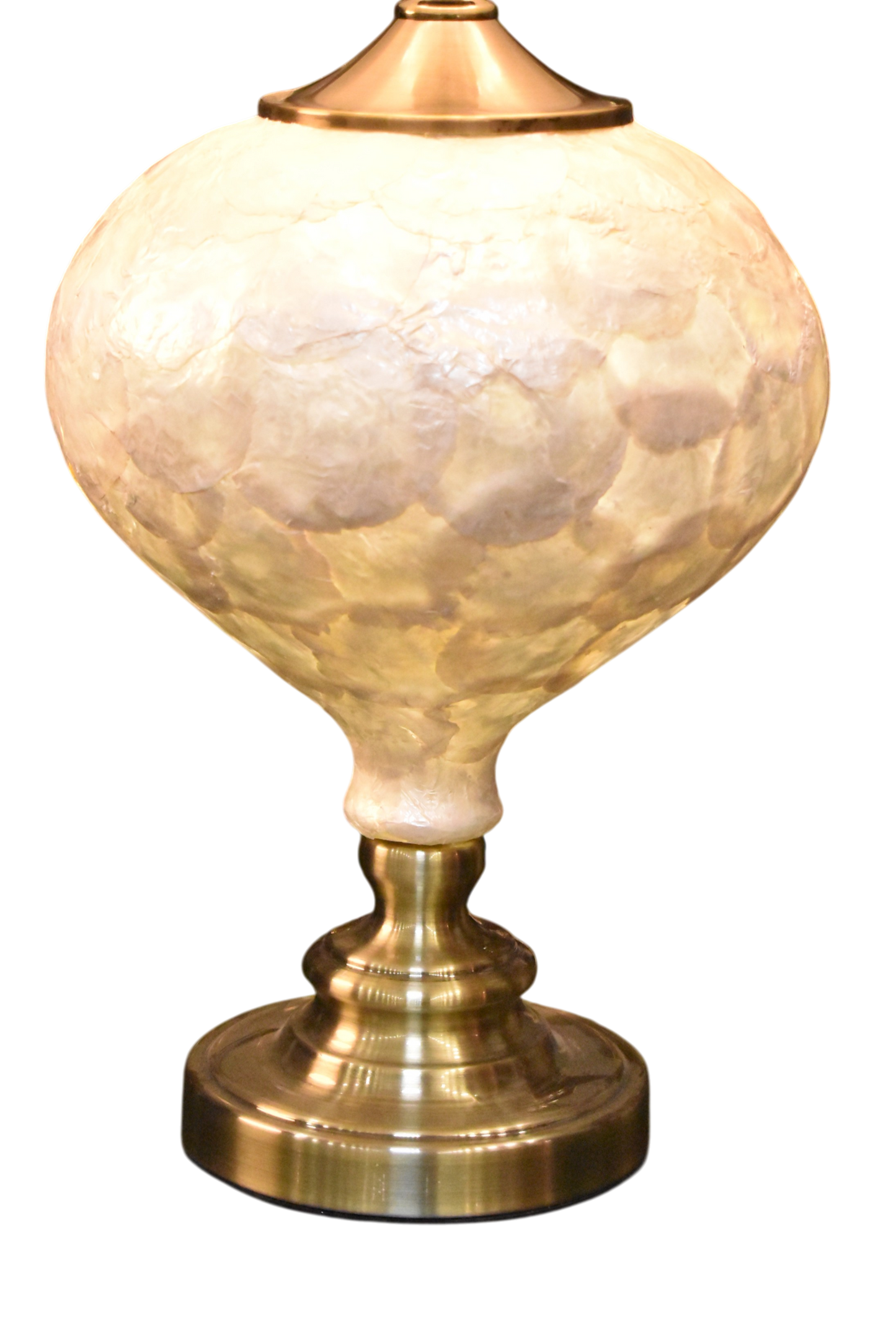 Pearl Elegance™ – Mother of Pearl Double Light Lamp Pair