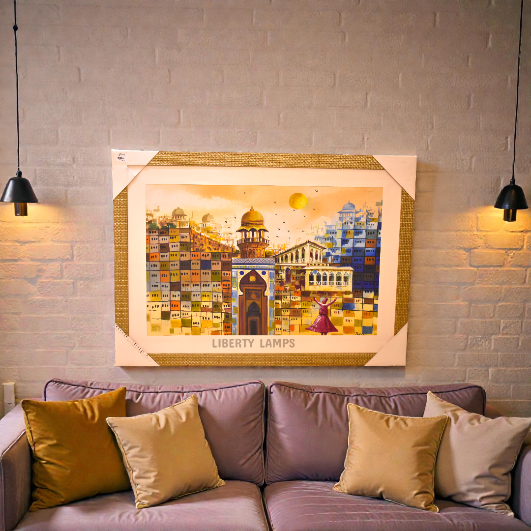 Divine Palace Sufi Oil Painting (Single)