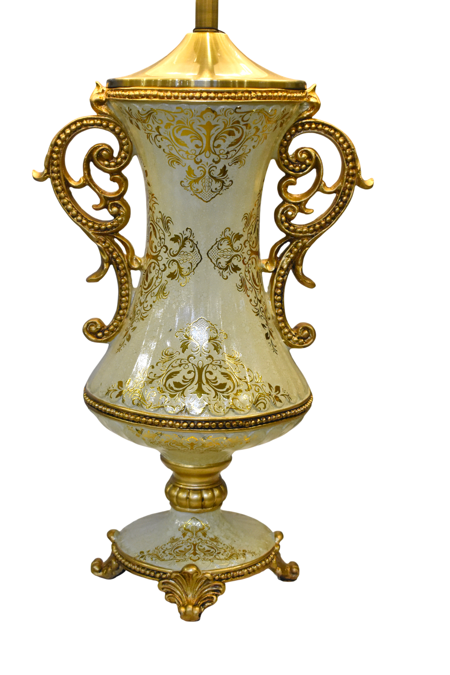 Turkish Tall Gold Table Lamp – Pair of Lamps