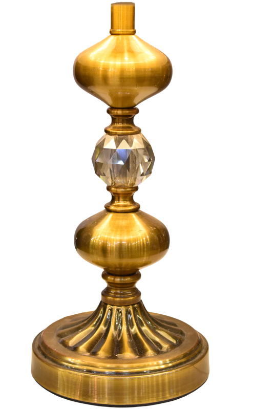 🌟 Crystal Aura Metal Table Lamp (Pair) 🌟