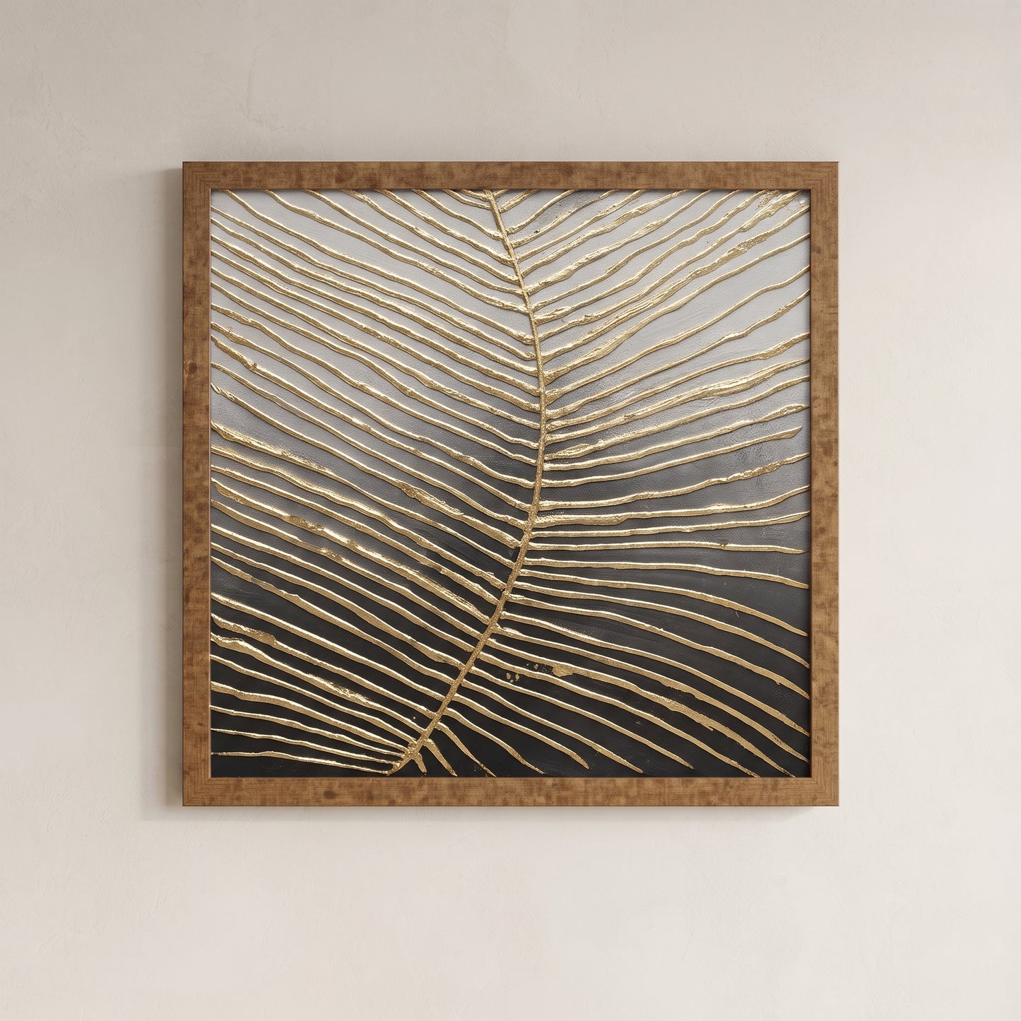Golden Aura™ – Gold Leaf Handmade Painting on Canvas