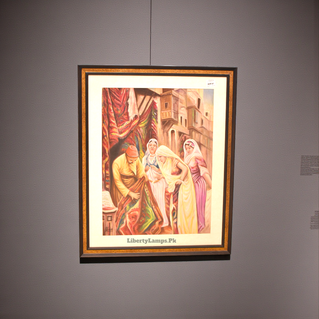 Graceful Form Figurative Oil Painting on Canvas (Single)