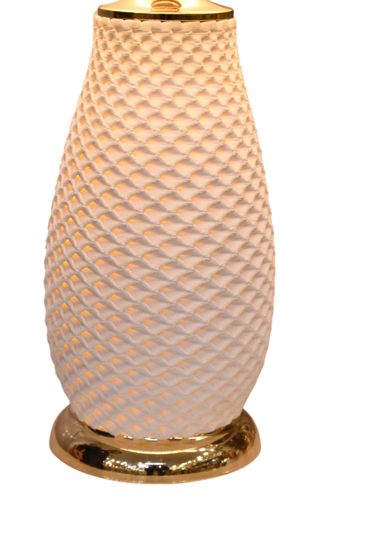 3D Printed Terracotta Table Lamps โ Pair