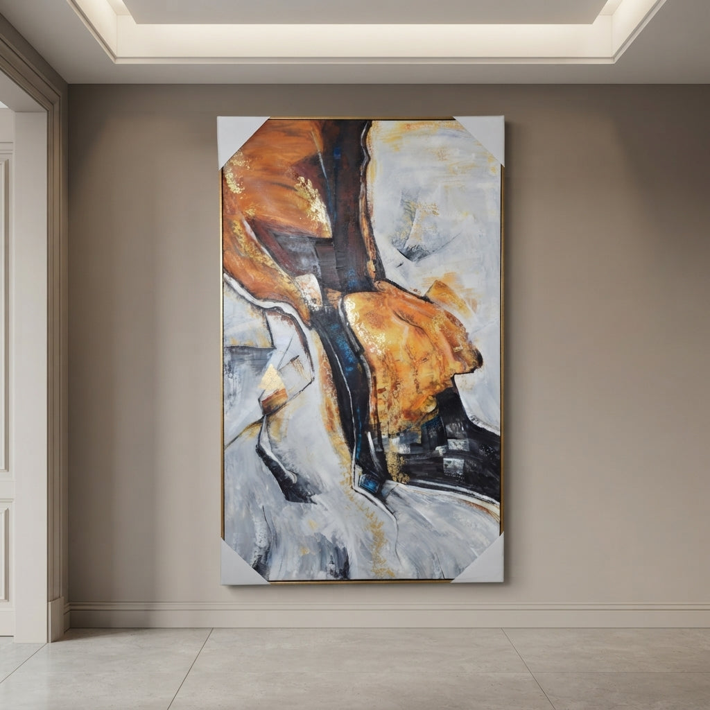 Abstract Handmade Oil Painting on Canvas