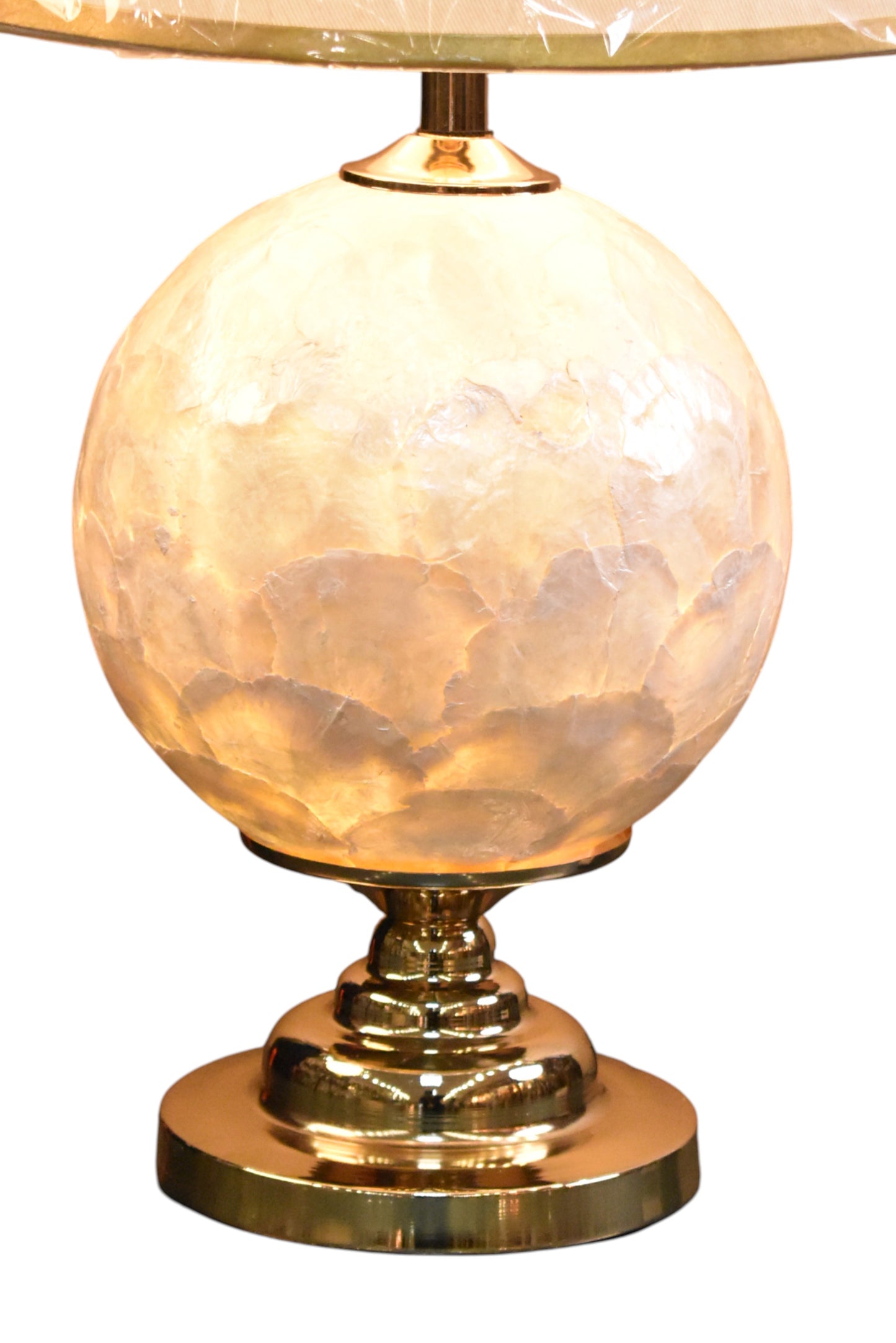 Mother of Pearl Double Light Table Lamp – 23 Inch ( Pair )
