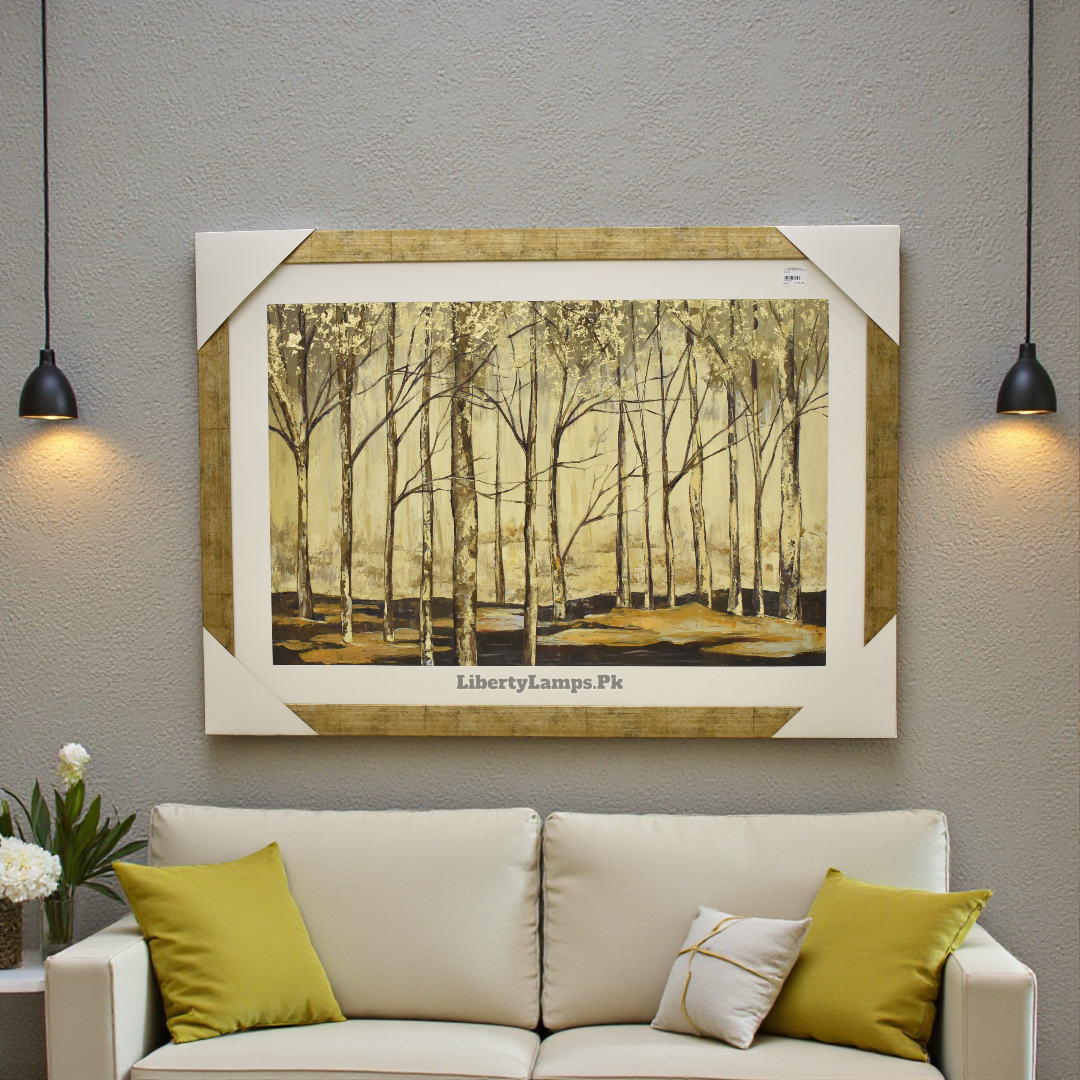 Tranquil Meadows Landscape Oil Painting (Single)