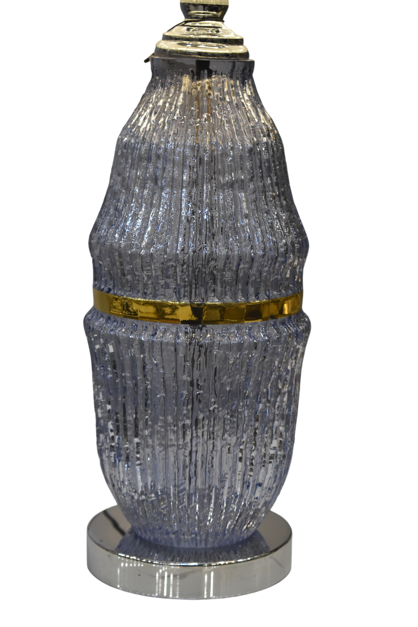 Crystal Glow Glass Table Lamp (Pair)