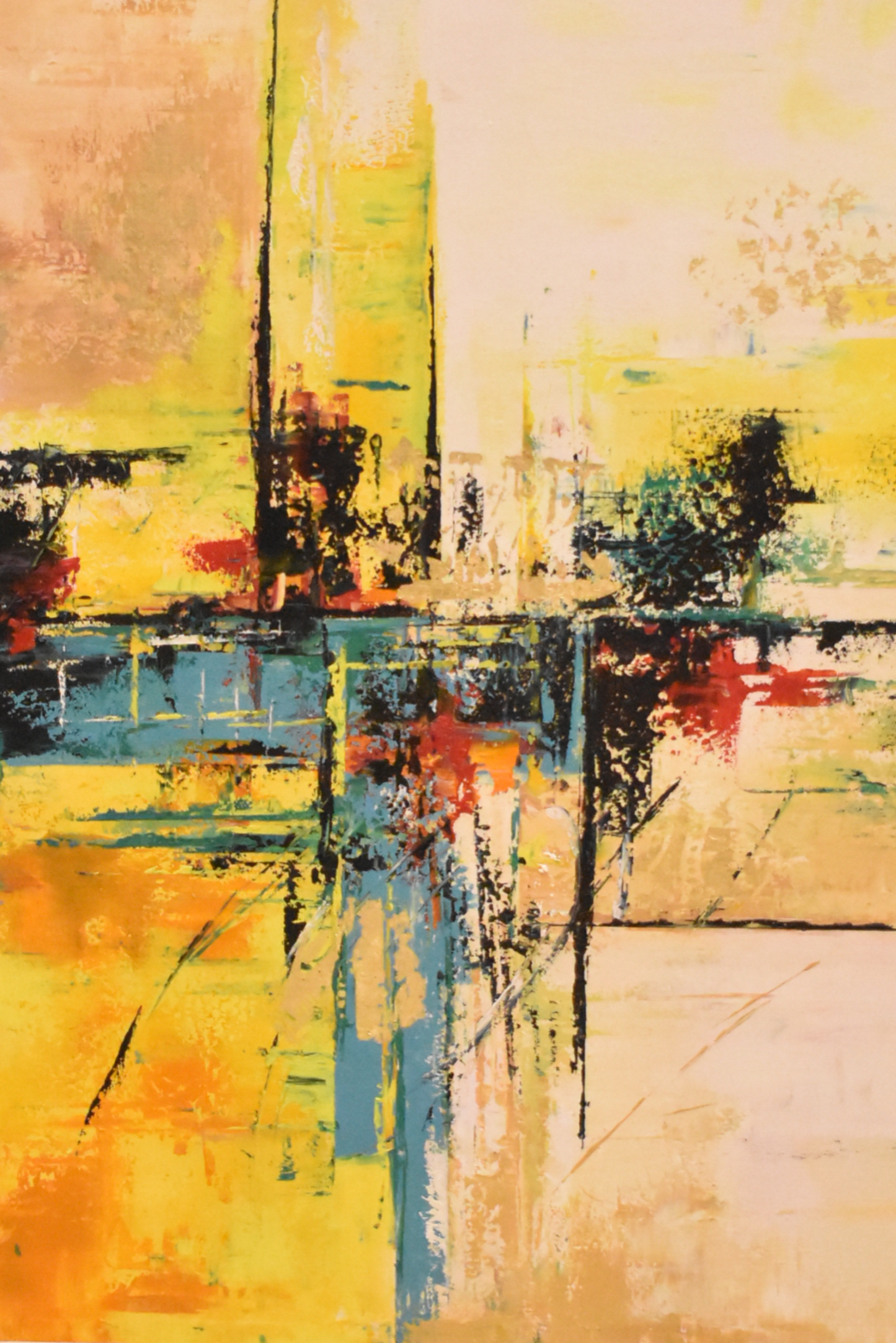 Modern Harmony – Abstract Handmade Oil Painting