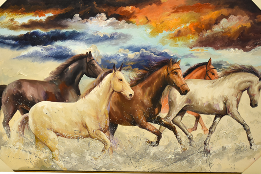 Majestic Horse – Handmade Oil Painting on Canvas
