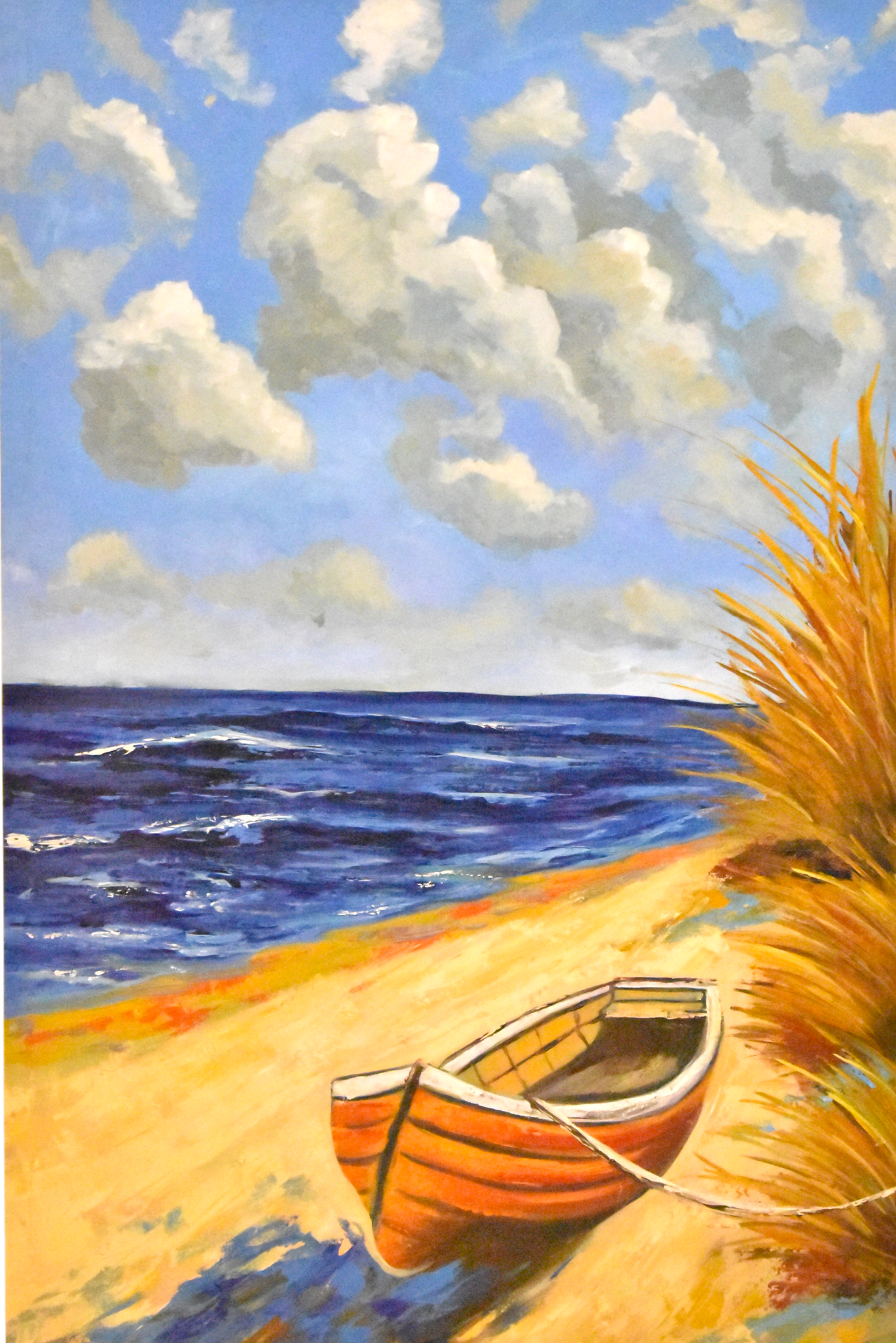 Tranquil Horizon™ – Landscape Handmade Oil Painting on Canvas