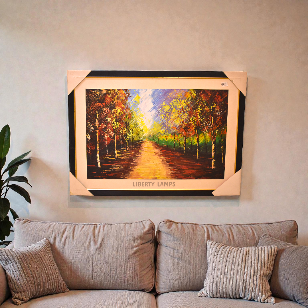 Tranquil Meadows Landscape Oil Painting (Single)