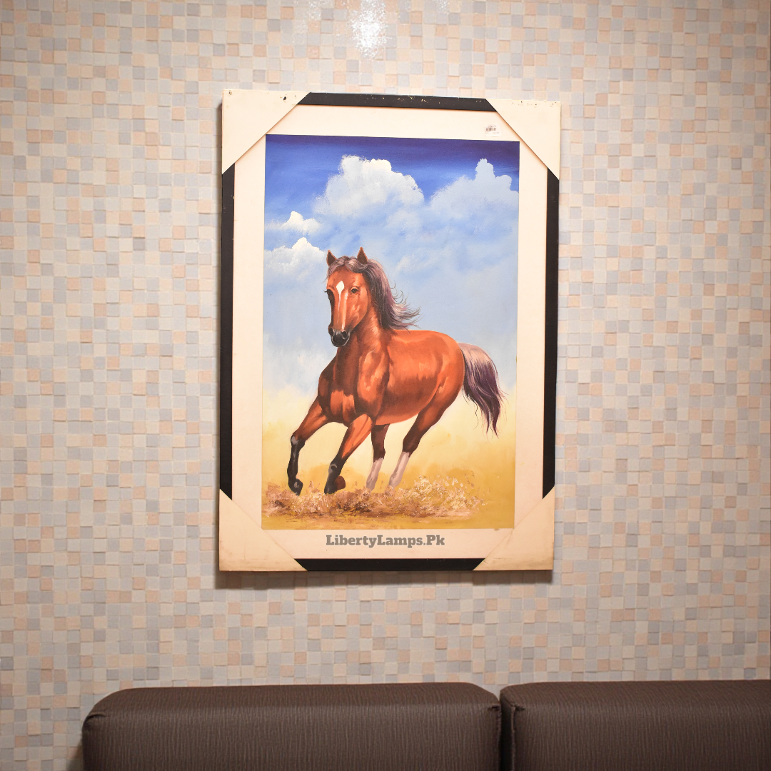 Horse Handmade Oil Painting – Powerful & Artistic Wall Art