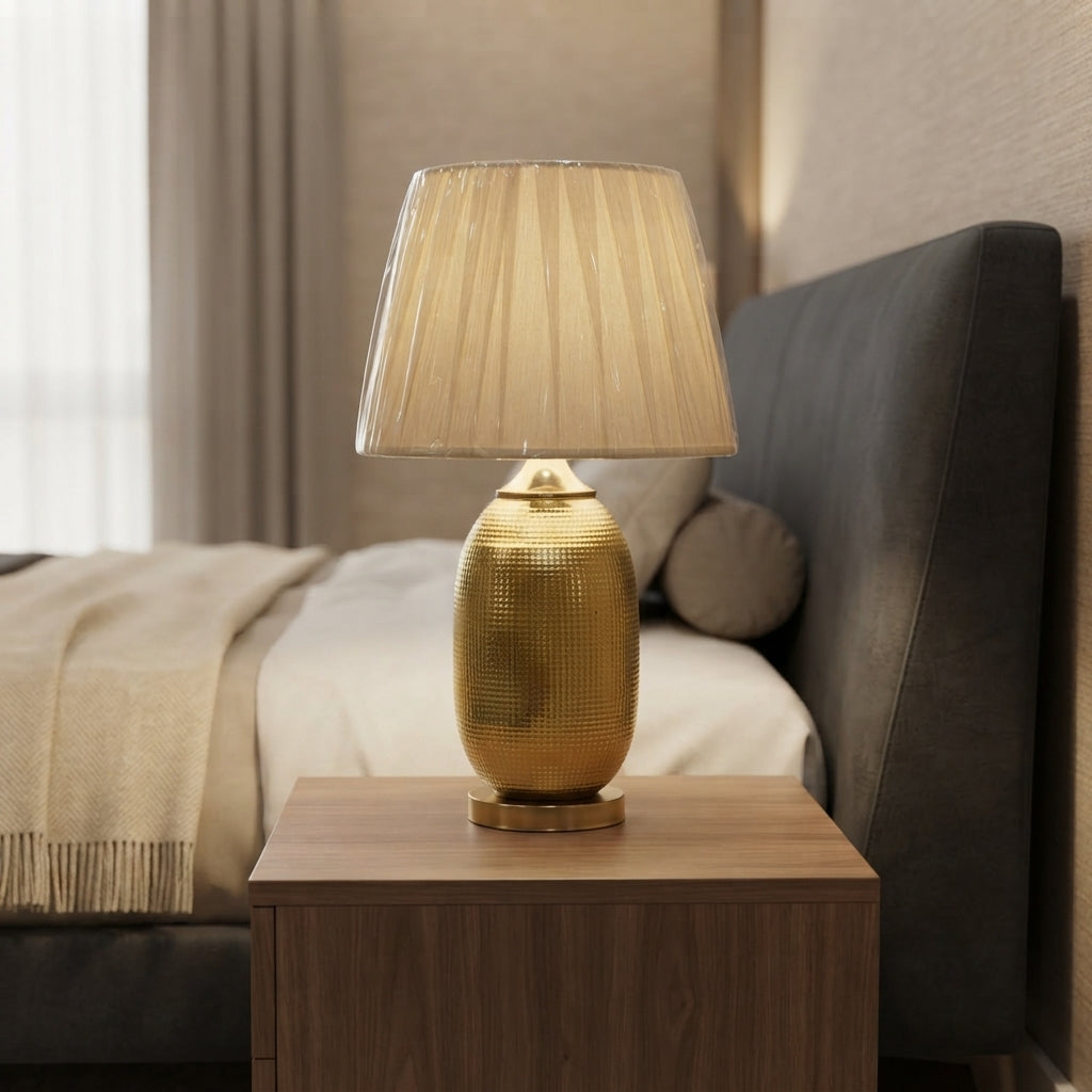 Porcelain Golden Elegance™ – Pair Porcelain Lamps