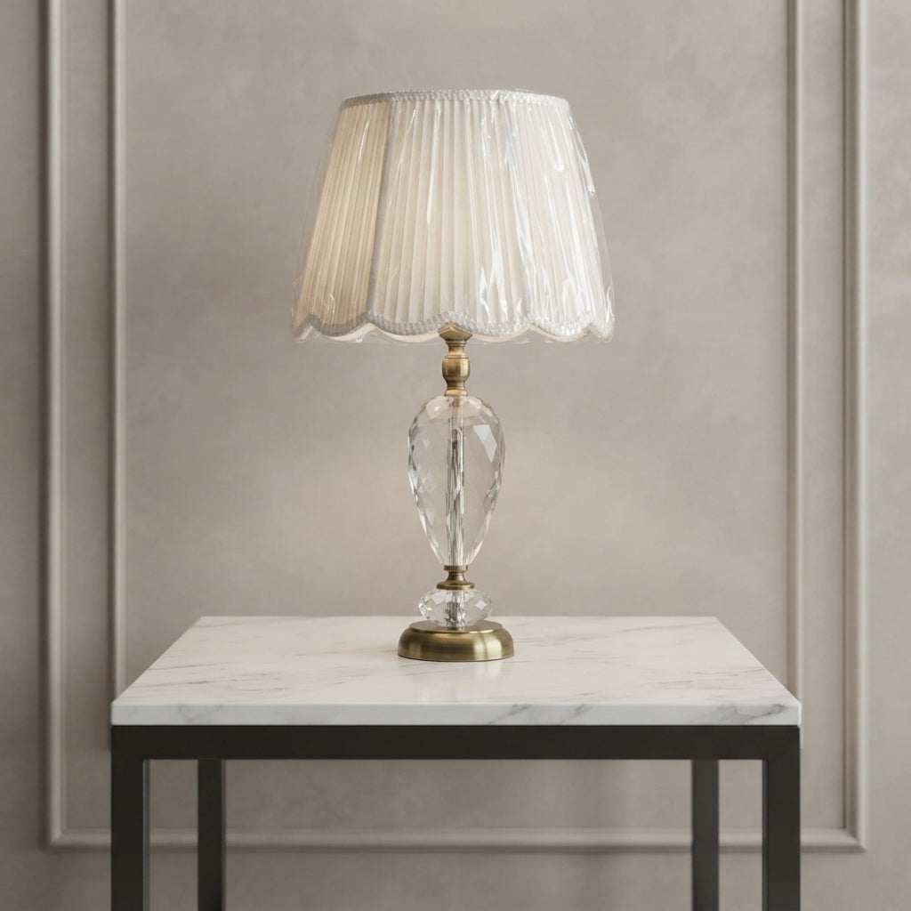 Crystal Diamond Shape Lamp – Pair