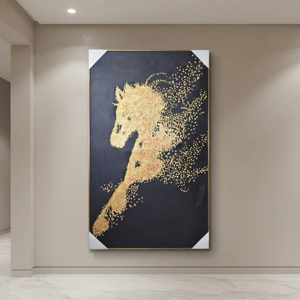 Horse Handmade Oil Painting on Canvas
