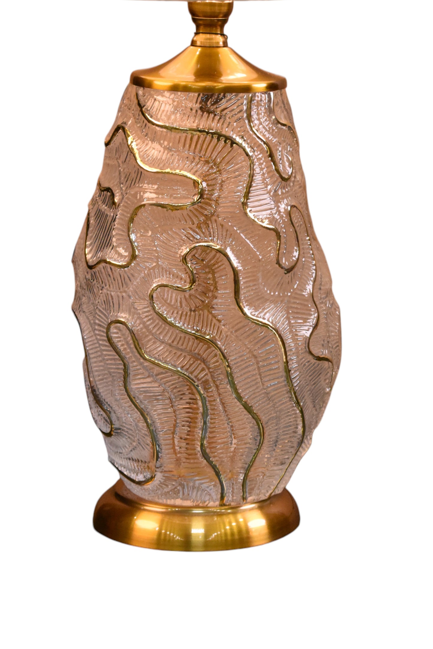 Elegant Glass Table Lamp – 25 Inch ( Pair )