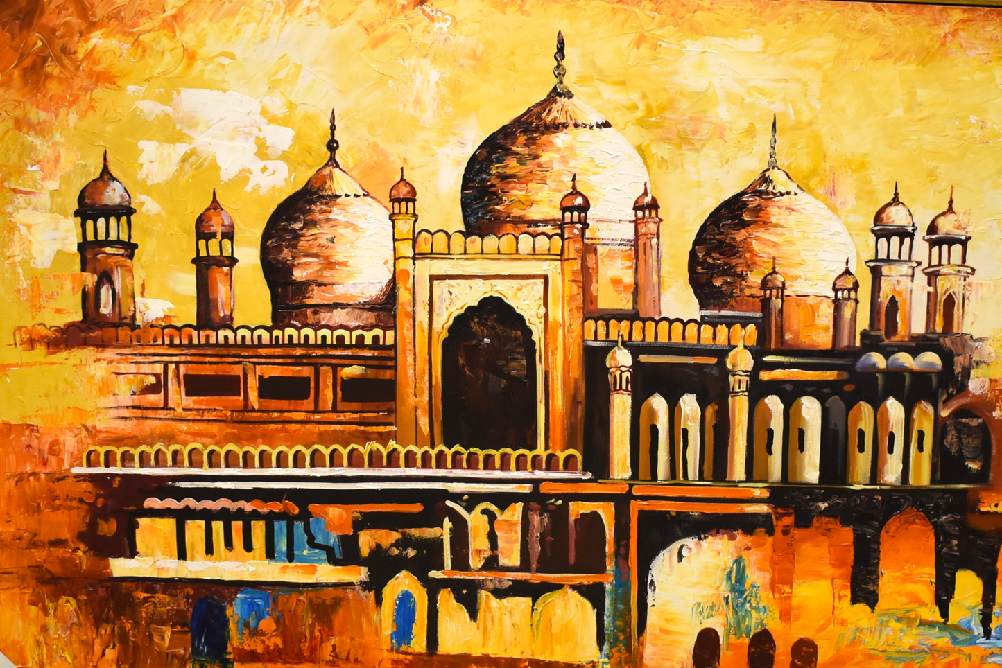Sacred Serenity – Mosque Handmade Oil Painting on Canvas