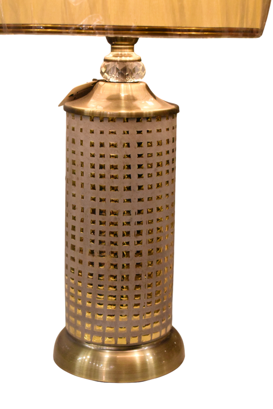 Terracotta Table Lamps – Pair Set (26 Inch Height)