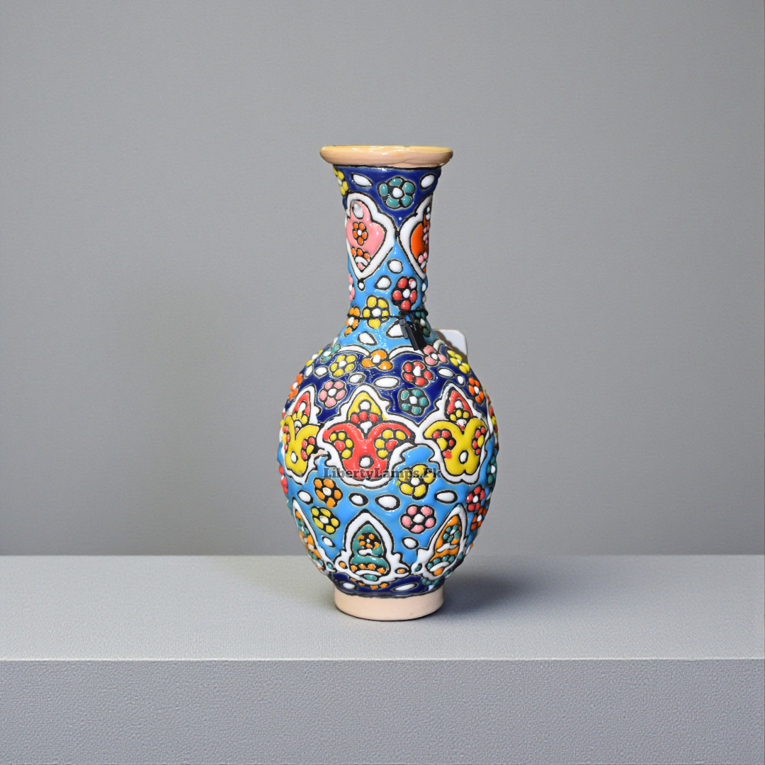 Zarif Sorahi™ – Iranian-Style Handcrafted Vase (7 Inch Height)