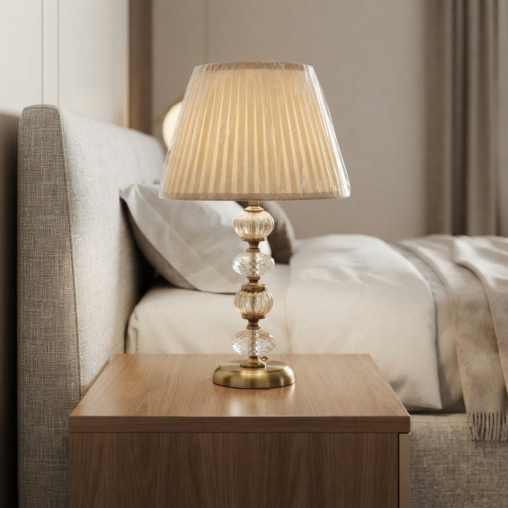 Crystal Ball – Elegant Table Lamp Pair