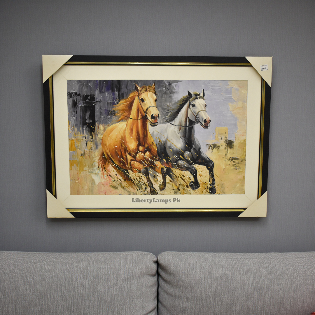 Noble Gallop – Horse Oil Painting on Canvas (Single)