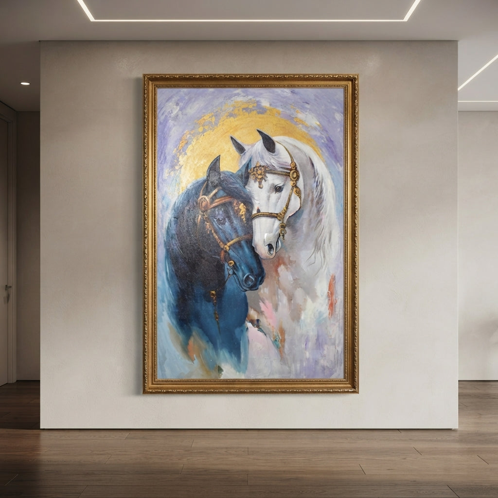 Horse Handmade Oil Painting on Canvas
