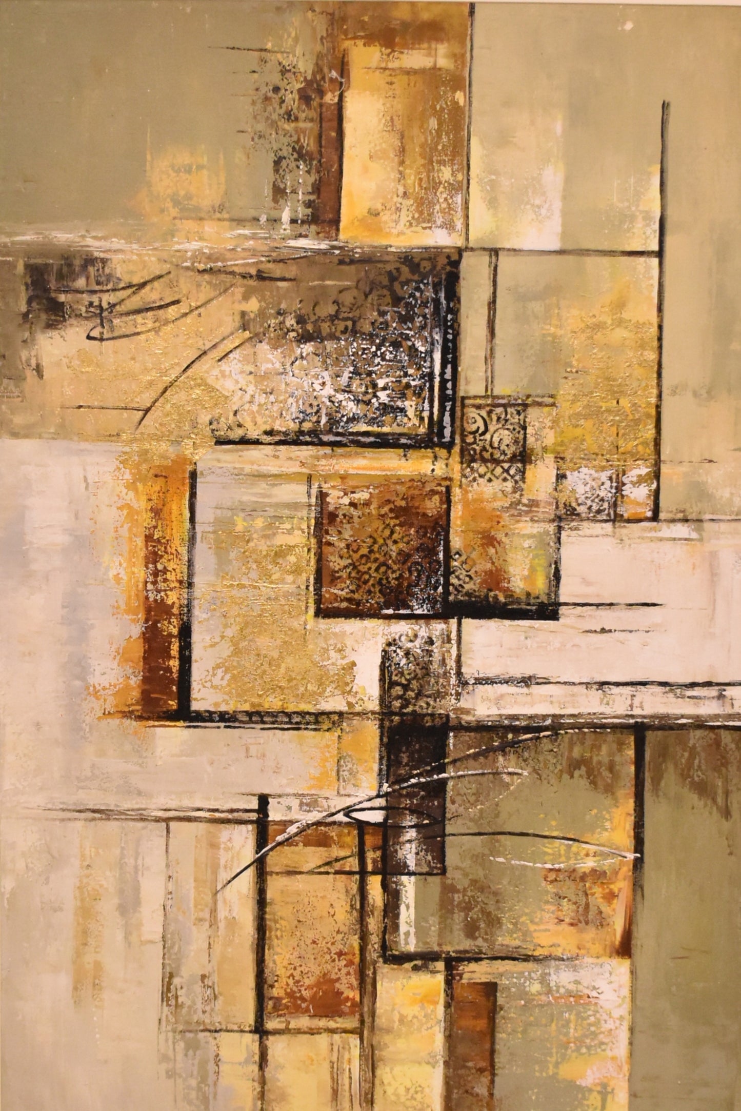 Modern Expression – Abstract Handmade Oil Painting on Canvas