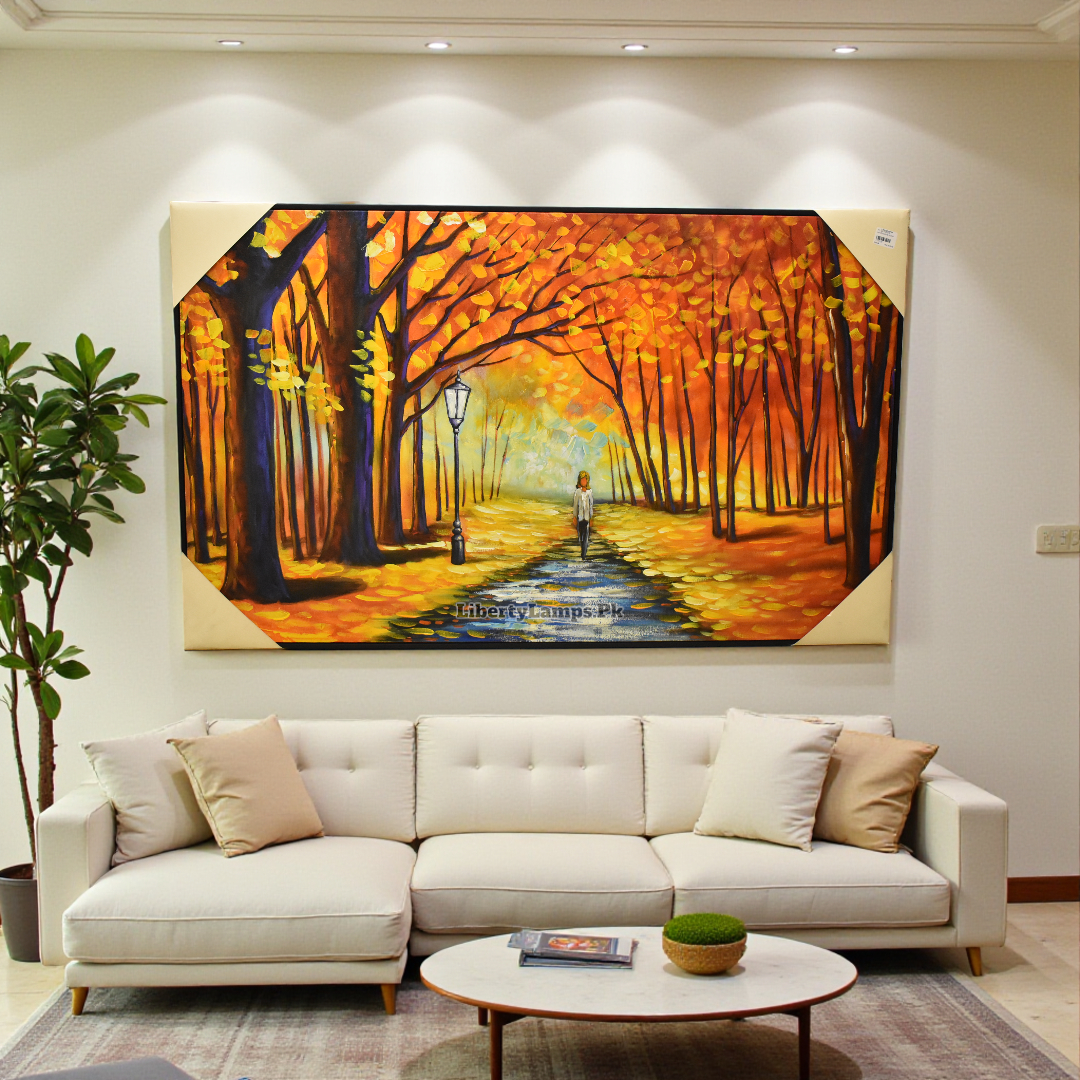 Nature’s Horizon – Landscape Oil Painting on Canvas