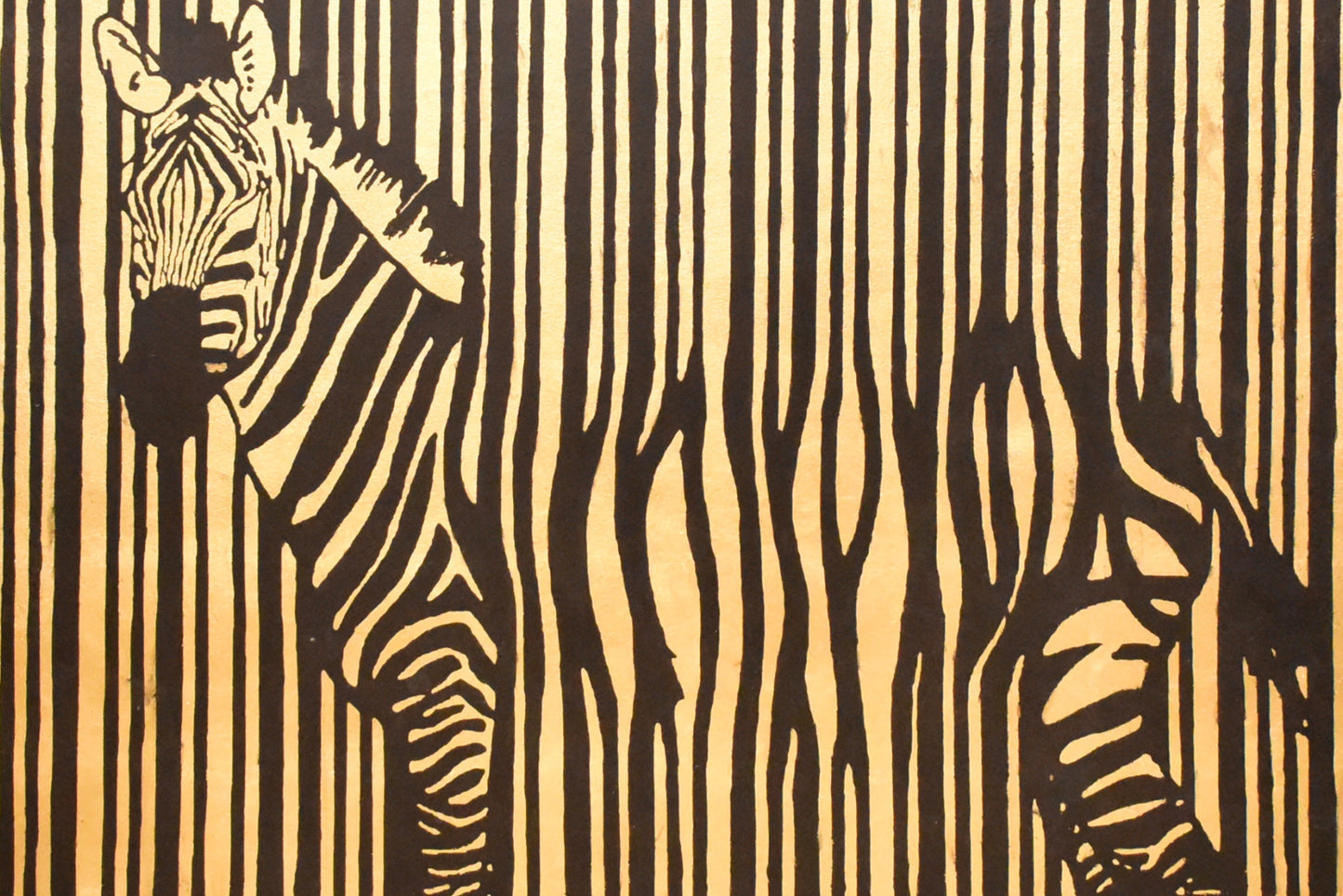 Wild Stripes – Zebra Handmade Oil Painting on Canvas