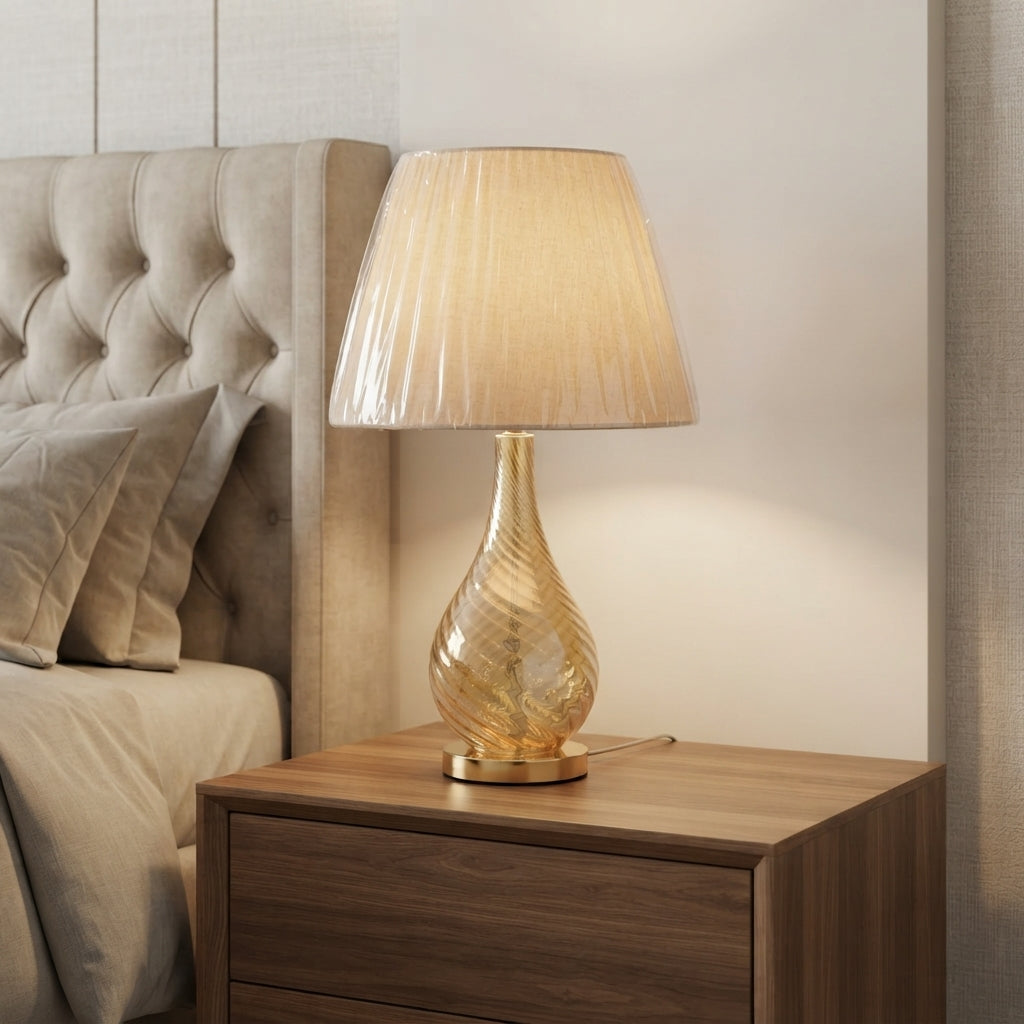Glass Lamp – Pair