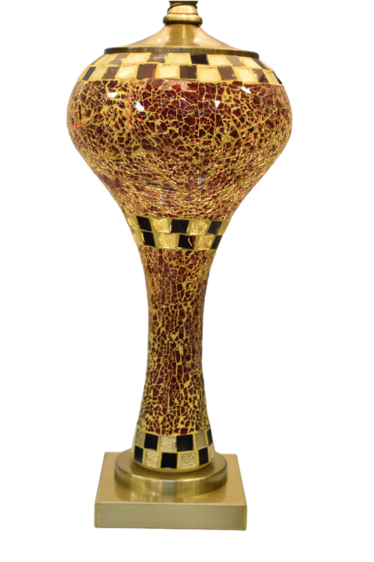Ottoman Glow Turkish Mosaic Table Lamp (Pair)